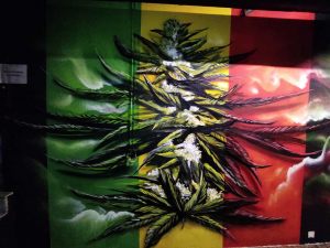 Graffiti Cannabis Marihuana 300x100000